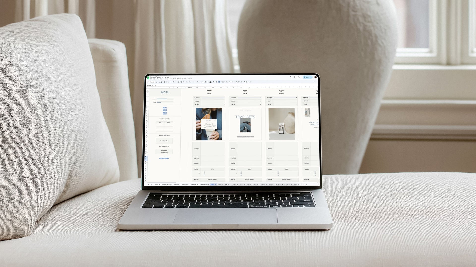Social Media Management Content Planner