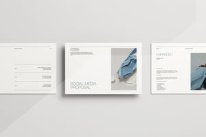 social media proposal template for smm social media marketing managers - customise in canva