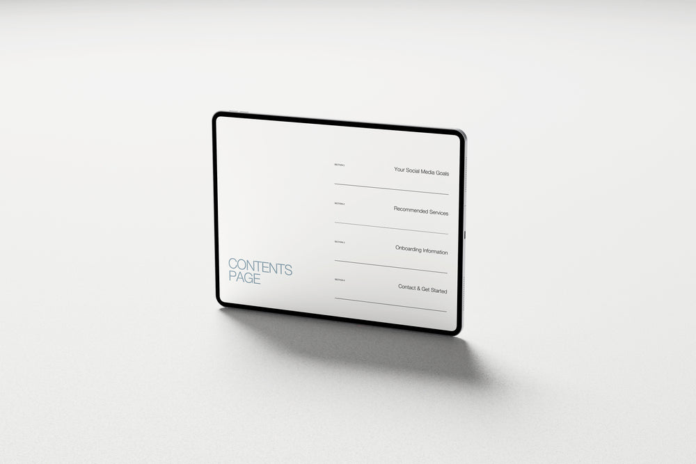 social media proposal template for smm social media marketing managers - customise in canva