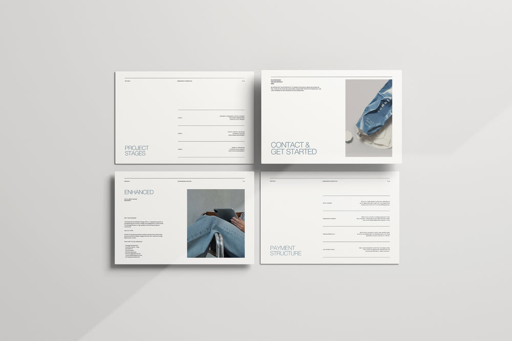 social media proposal template for smm social media marketing managers - customise in canva