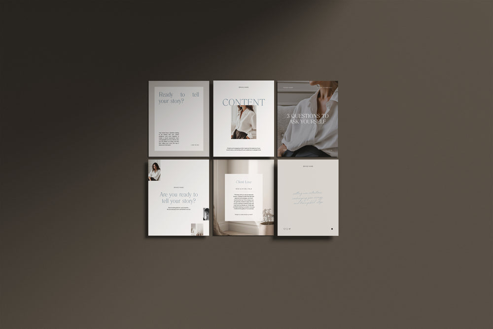 Instagram post templates portrait format, for social media managers freelancers. Carousel templates editable Canva.