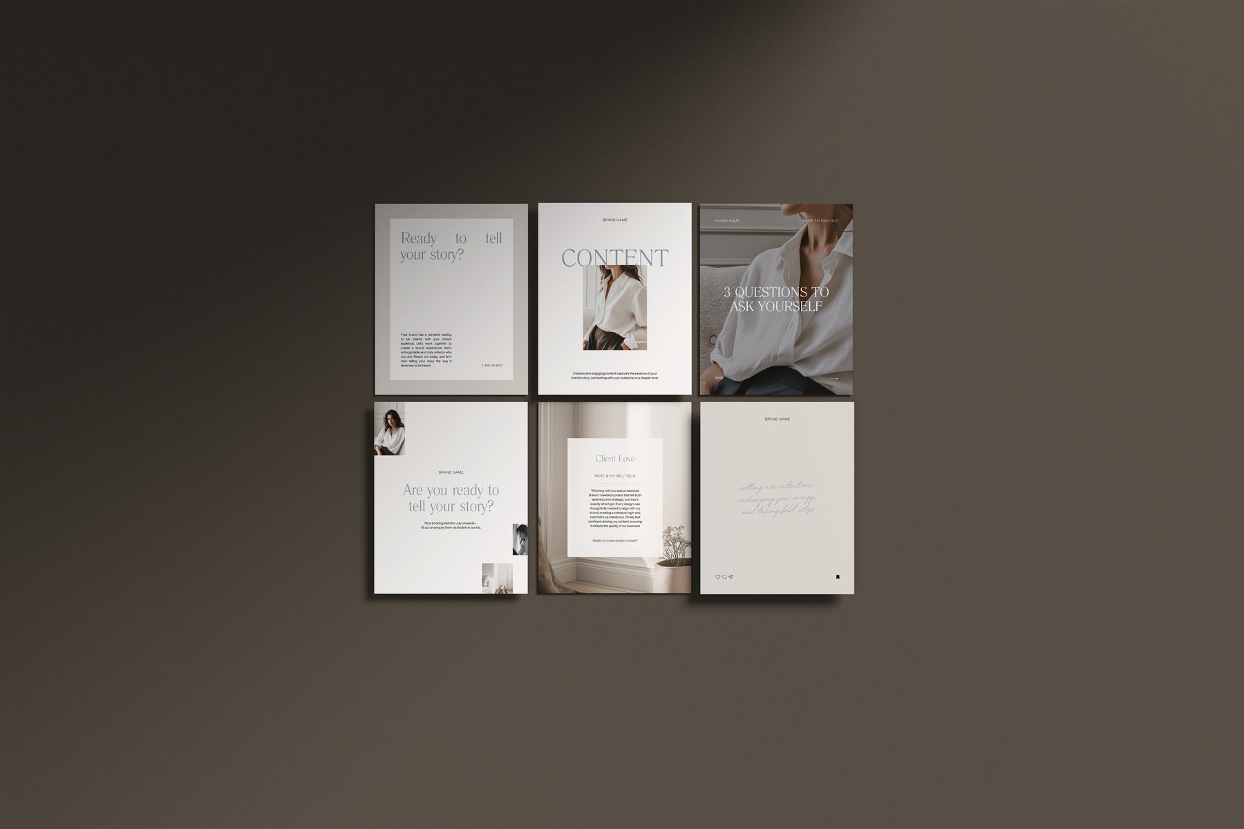 Instagram post templates portrait format, for social media managers freelancers. Carousel templates editable Canva.