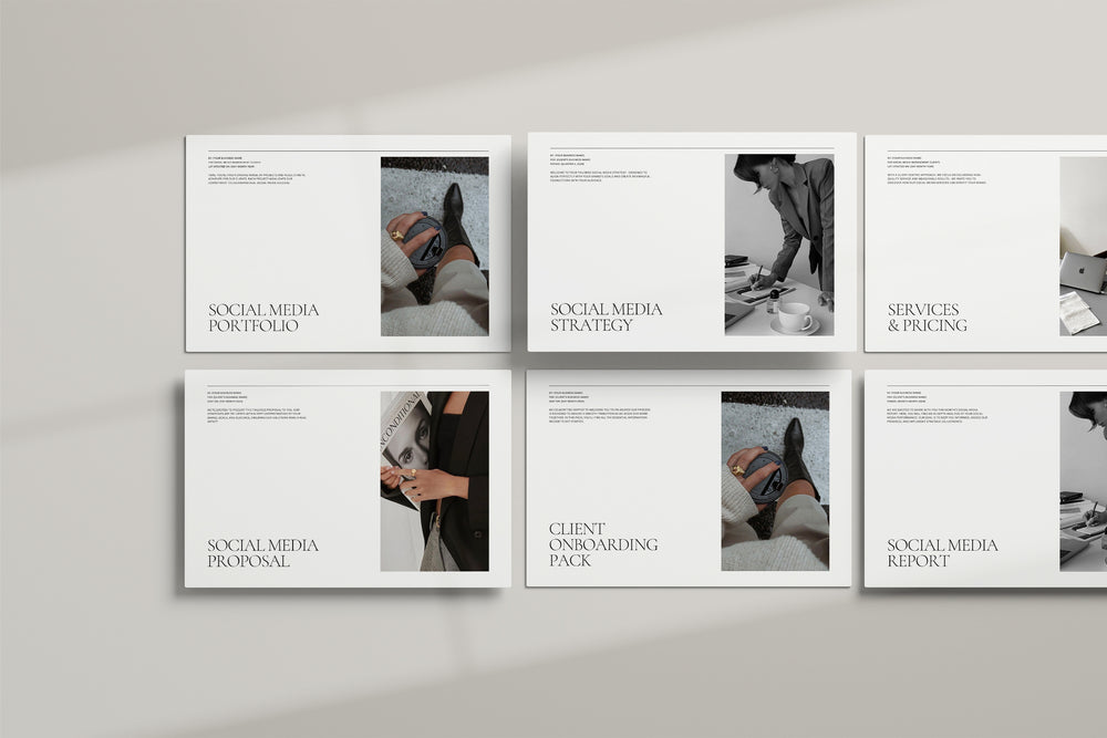 Social Media Manager Template Bundle