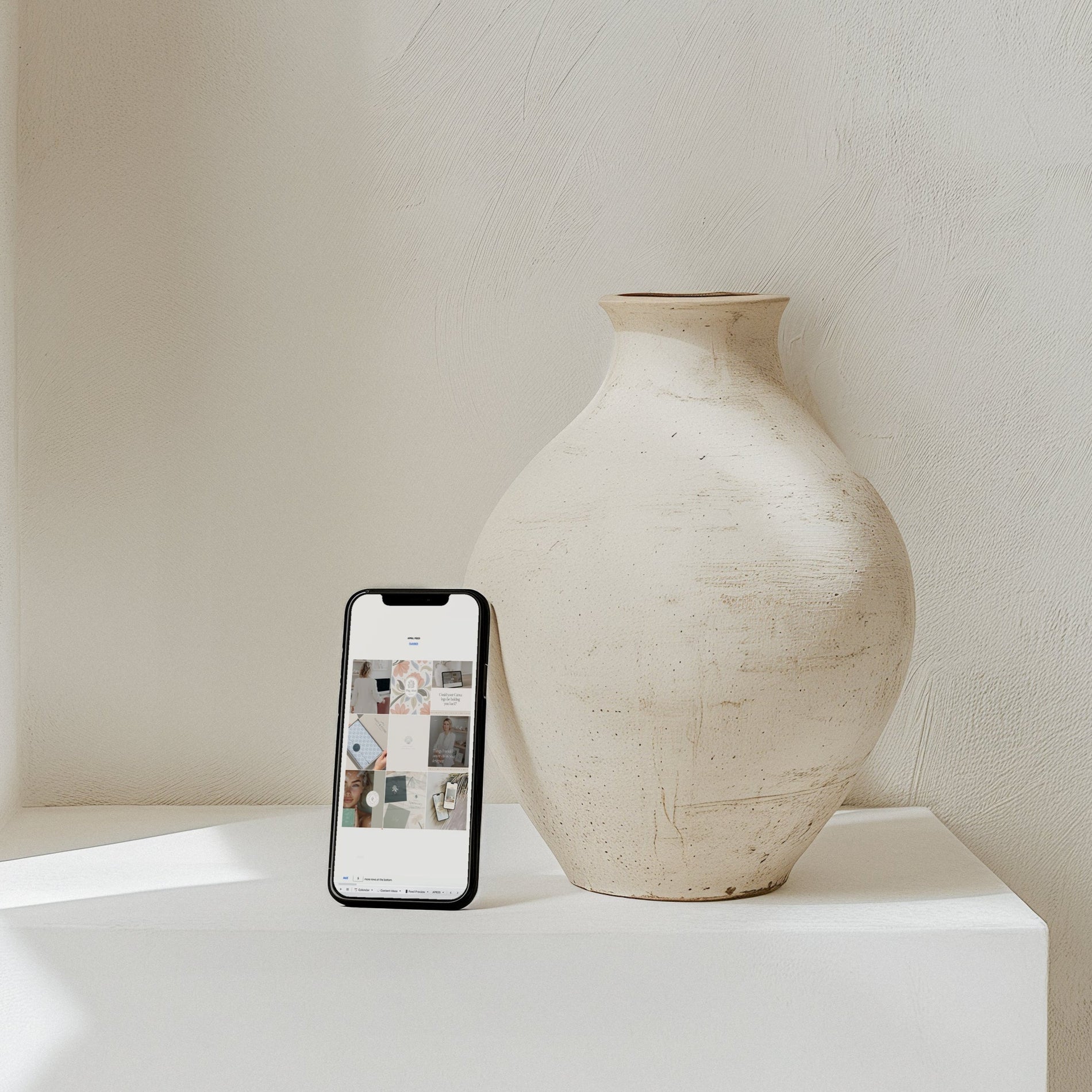 Monthly content creation and instagram feed design - social media services and packages