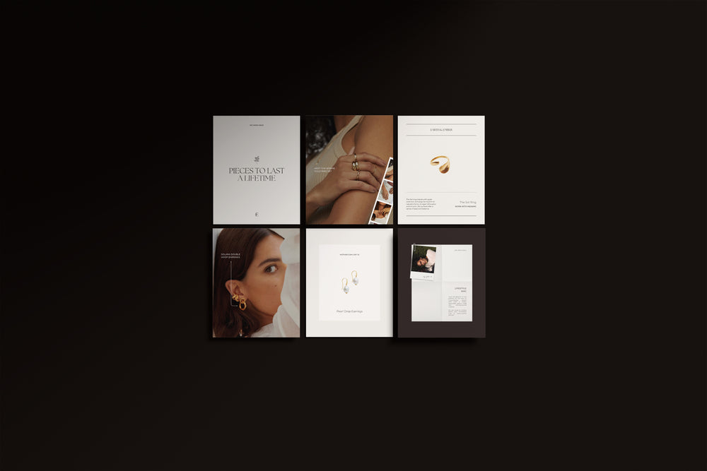 Jewellery Instagram Post Templates for Jewelry Business editable Templates in Canva for Social Media