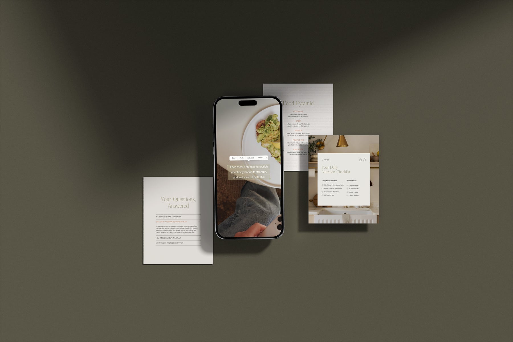 Instagram post and carousel templates for wellness brands, nutrition coaches, and self-care businesses. Aesthetic Canva templates designed for a cohesive Instagram grid layout. Editable and fully customisable social media template pack, perfect for wellness content, lifestyle brands, and content creators.