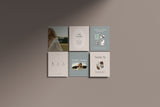 Instagram posts and carousel template designs for wellness brands and self-care businesses. Aesthetic Instagram grid layout perfect for social media templates in Canva. These Instagram post designs are ideal for wellness posts, wellness templates, and self care templates. Editable Instagram post template pack for content creators, coaches, and lifestyle brands.