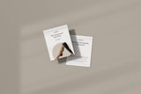 Instagram post templates in square and portrait dimension for yoga instructors pilates studios or wellness coaches